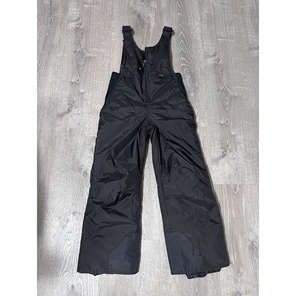 RAWIK SNOW BIBS BLACK UNISEX SMALL TEENS EUC